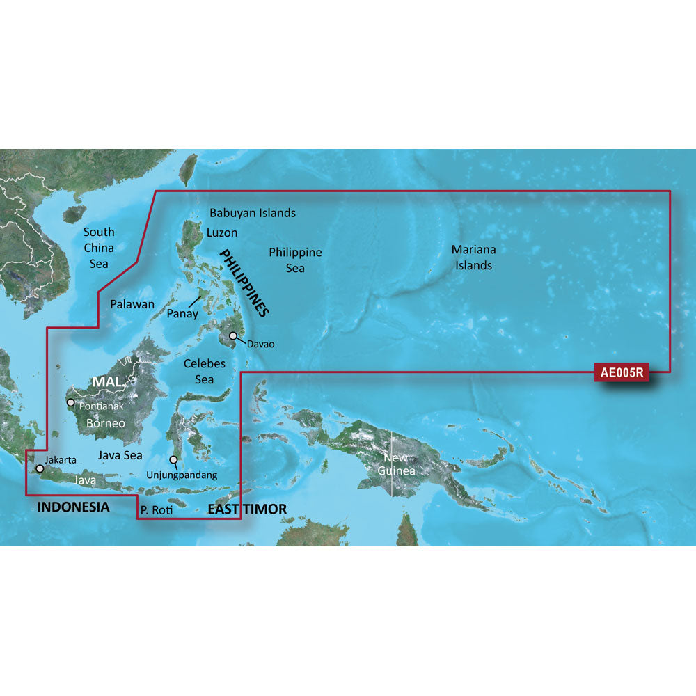 Garmin BlueChart® g3 HD - HXAE005R - Phillippines - Java - Mariana Islands -