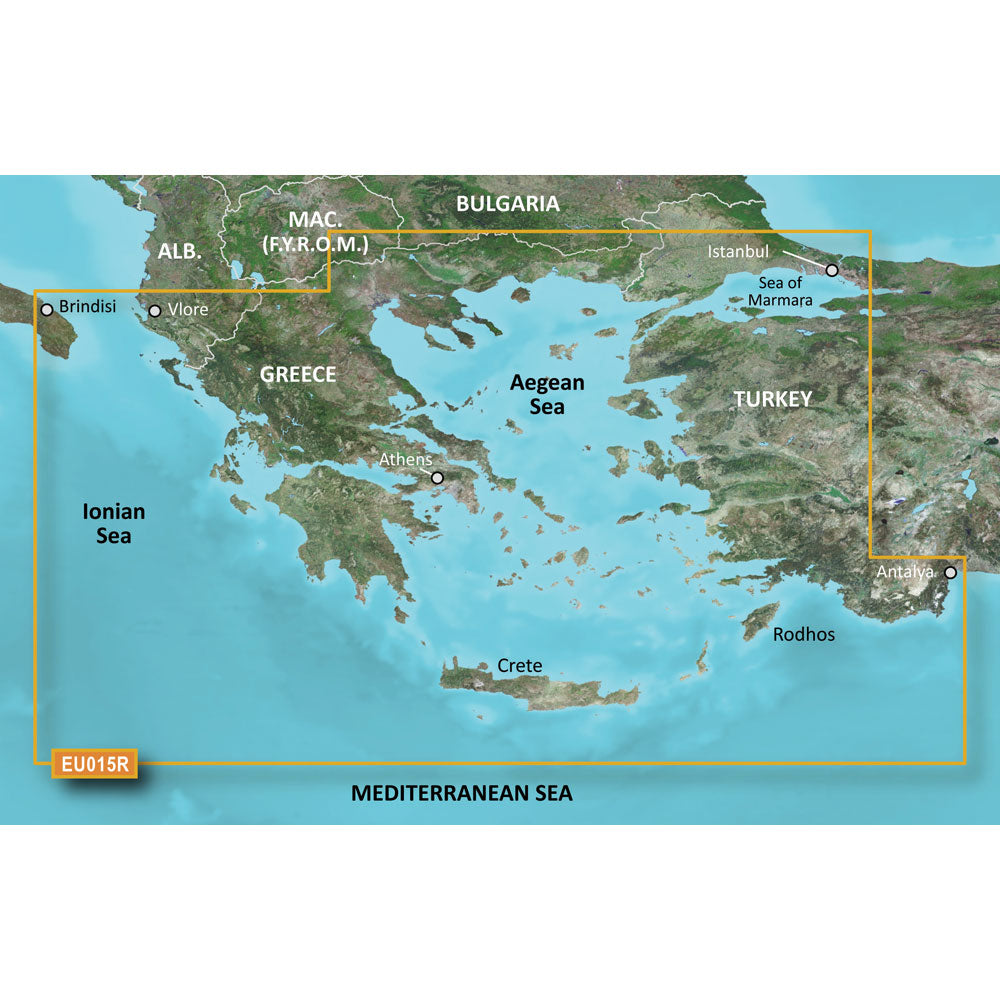 Garmin BlueChart® g3 HD - HXEU015R Aegean Sea & Sea of Marmara -