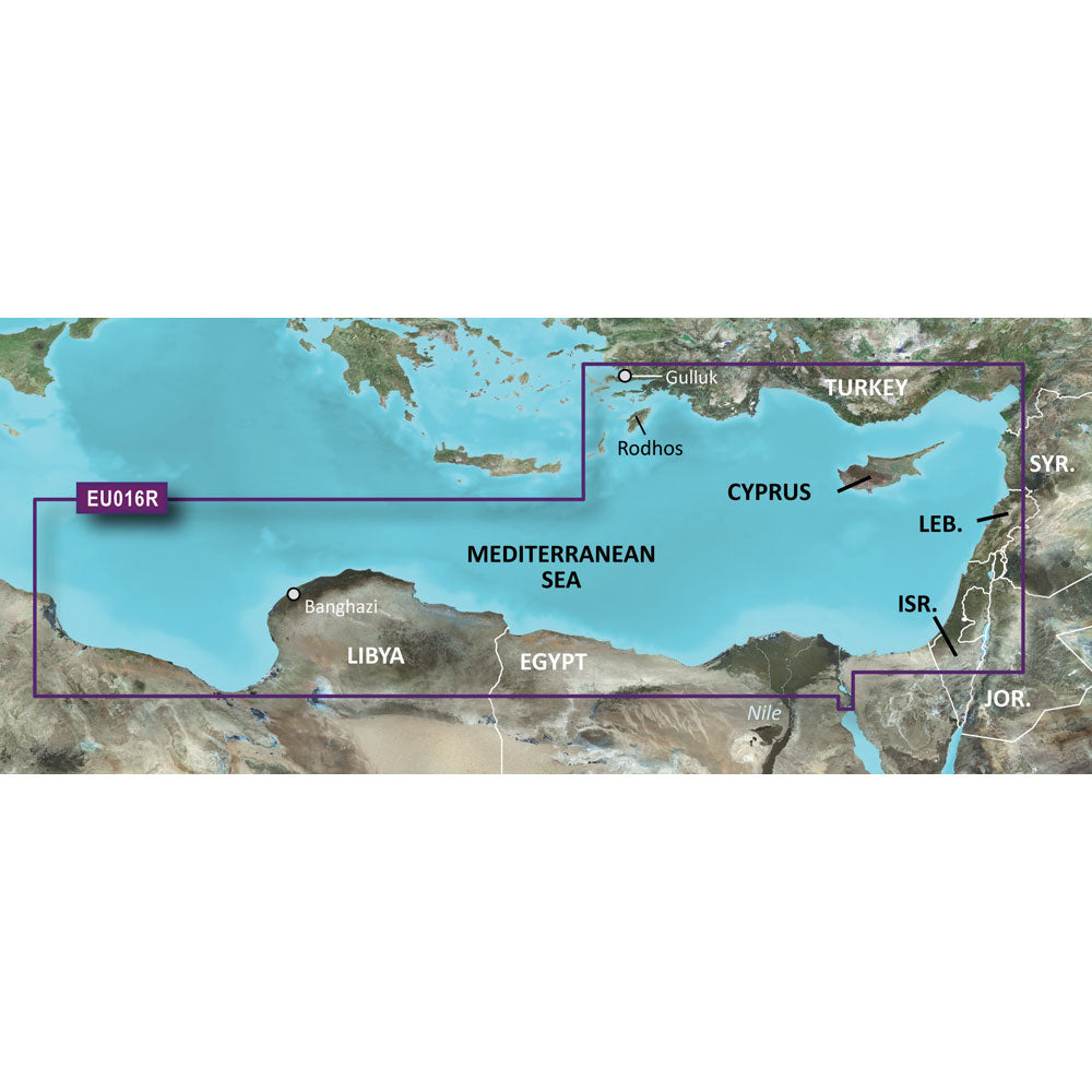 Garmin BlueChart® g3 HD - HXEU016R - Mediterranean Southeast -