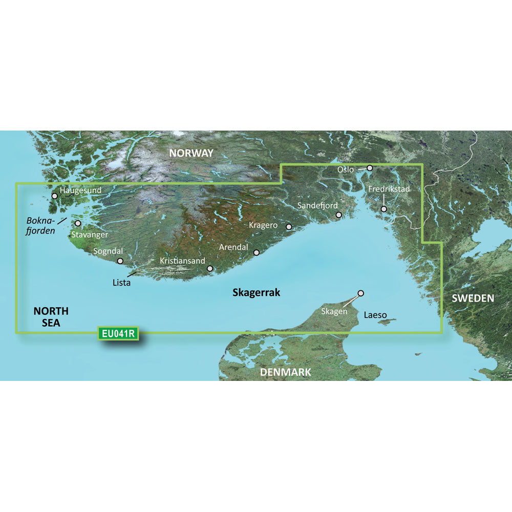 Garmin BlueChart® g3 HD - HXEU041R - Oslo - Skagerak - Haugesund -