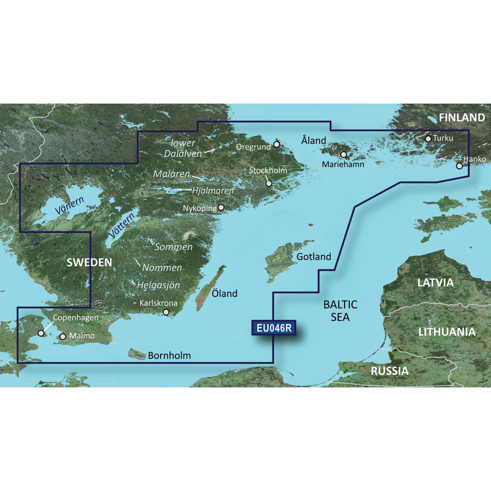 Garmin BlueChart® g3 HD - HXEU046R - Oregrund Aland to Malmo -