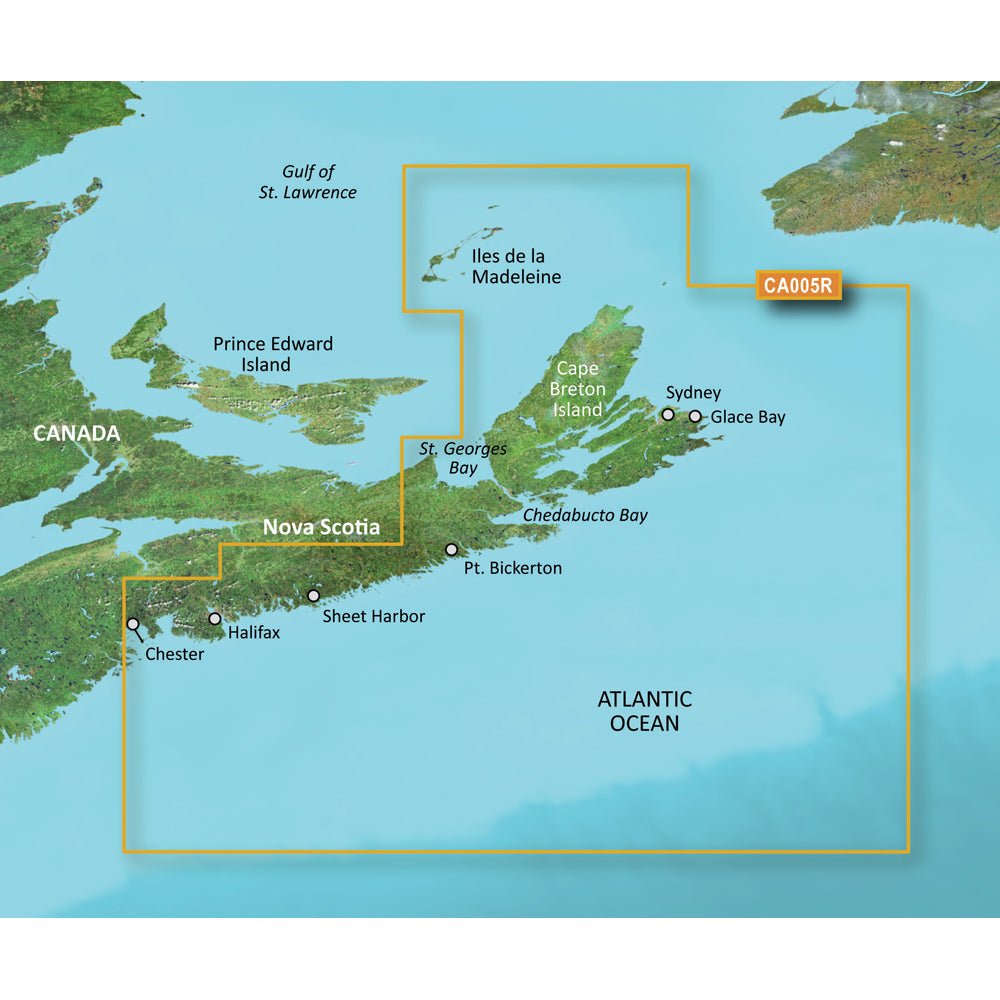 Garmin BlueChart® g3 Vision® HD - VCA005R - Halifax - Cape Breton -