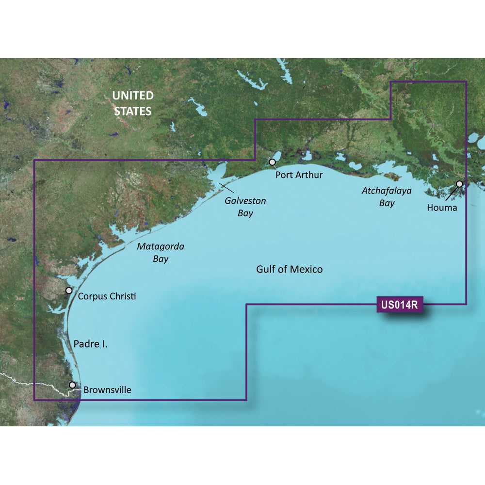 Garmin BlueChart® g3 Vision® HD - VUS014R - Morgan City to Brownsville -