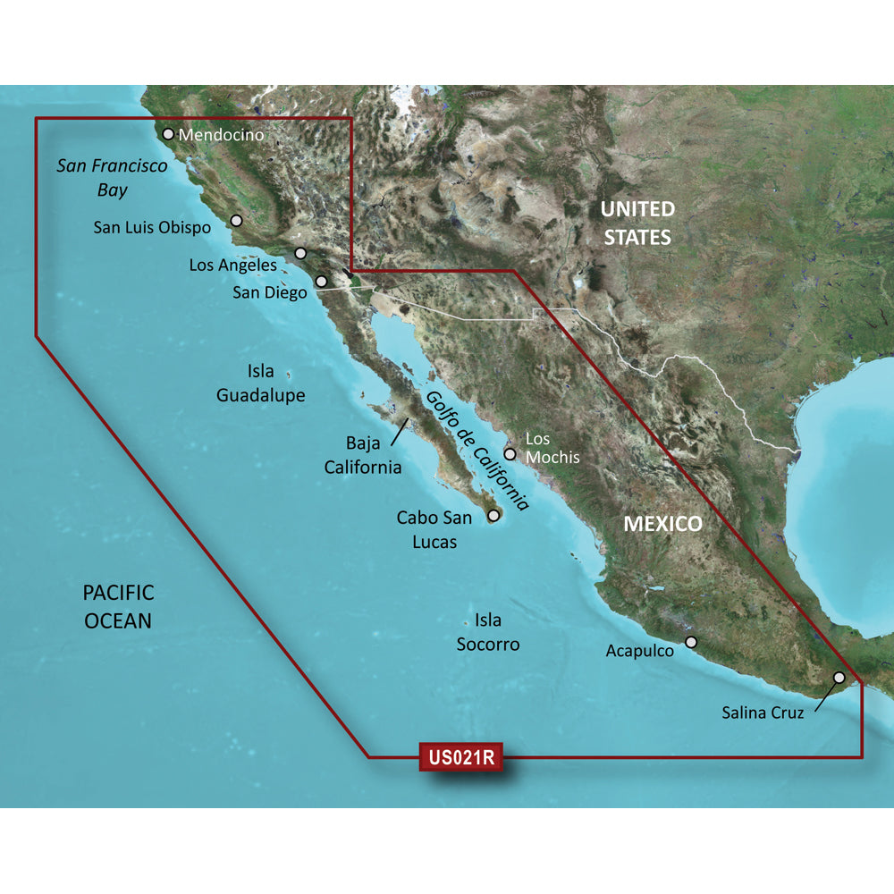 Garmin BlueChart® g3 Vision® HD - VUS021R - California-Mexico -
