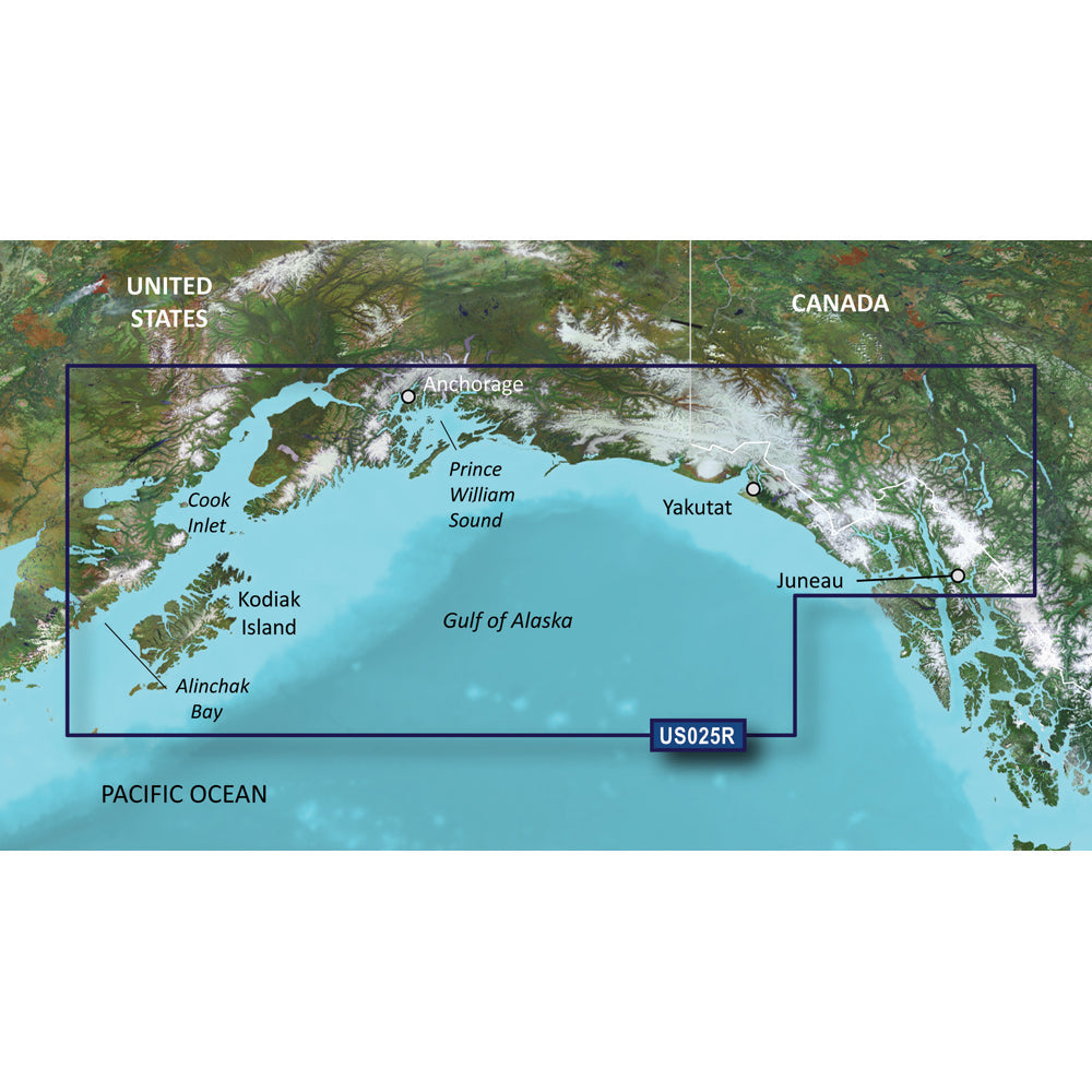 Garmin BlueChart® g3 Vision® HD - VUS025R - Anchorage - Juneau -