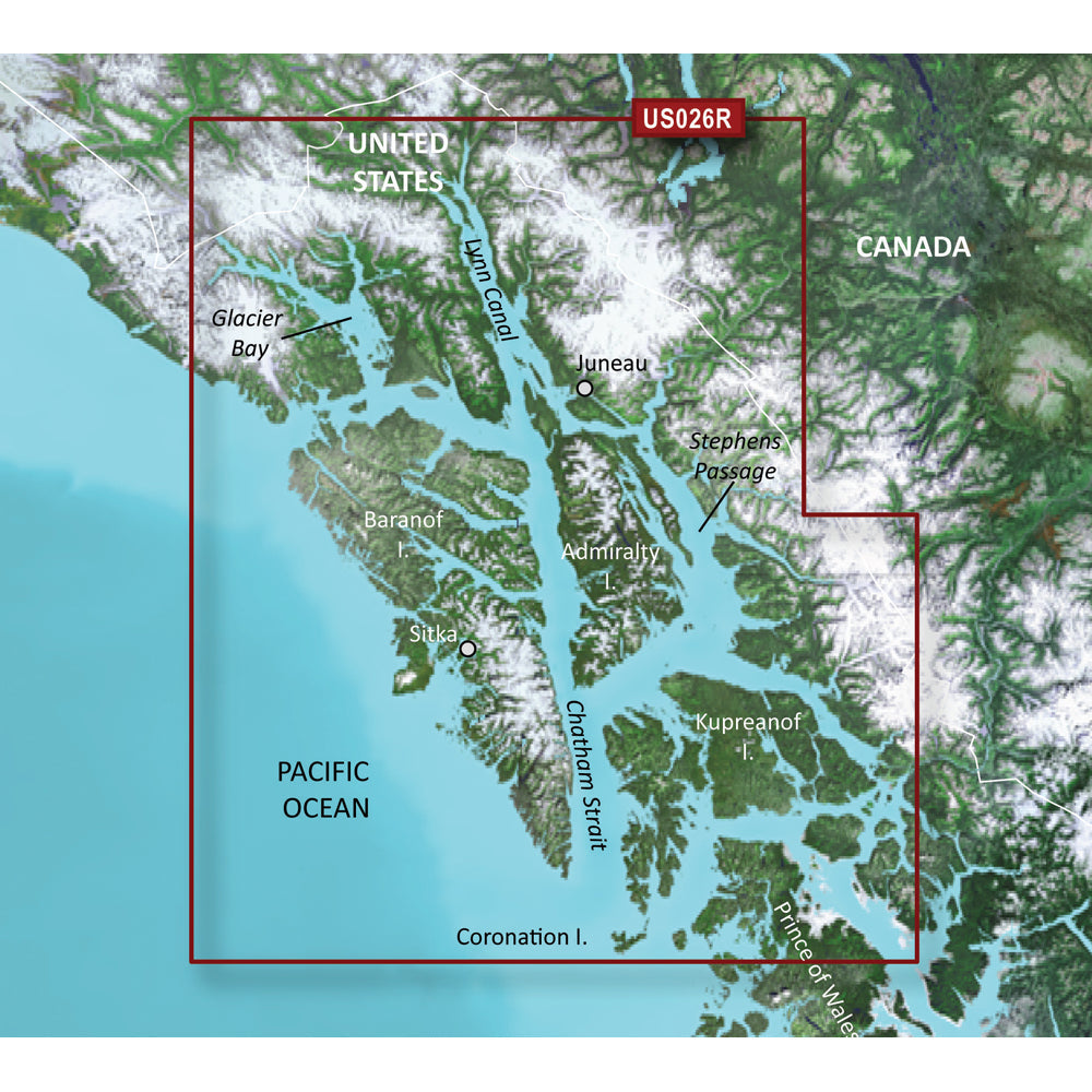 Garmin BlueChart® g3 Vision® HD - VUS026R - Wrangell/Juneau/Sitka -