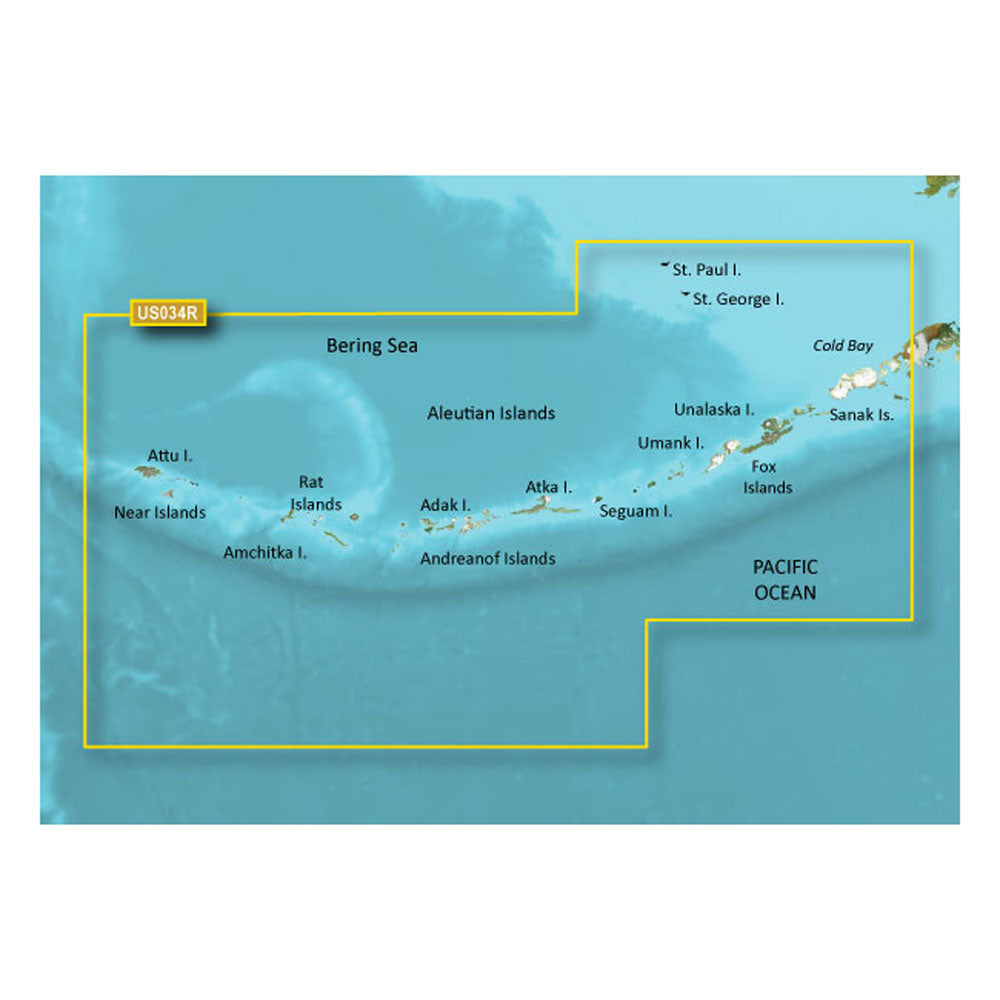 Garmin BlueChart® g3 Vision® HD - VUS034R - Aleutian Islands -
