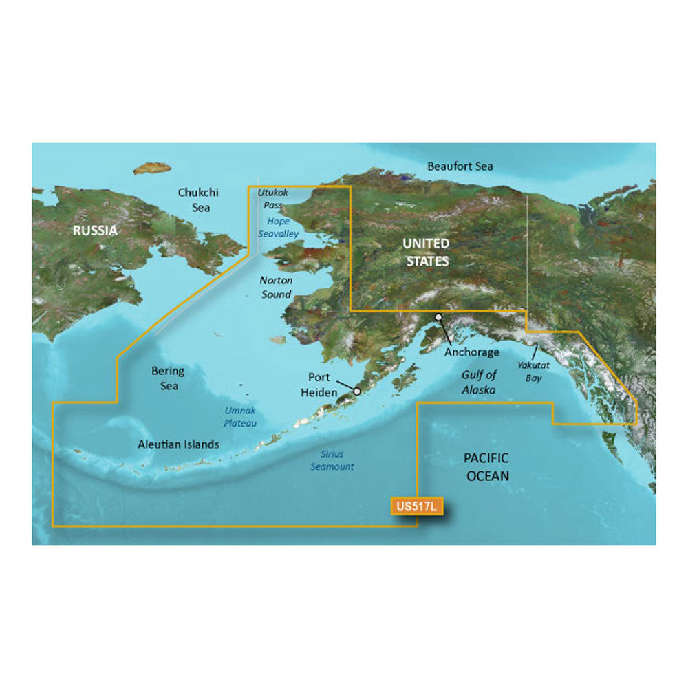 Garmin BlueChart® g3 Vision® HD - VUS517L - Alaska South -