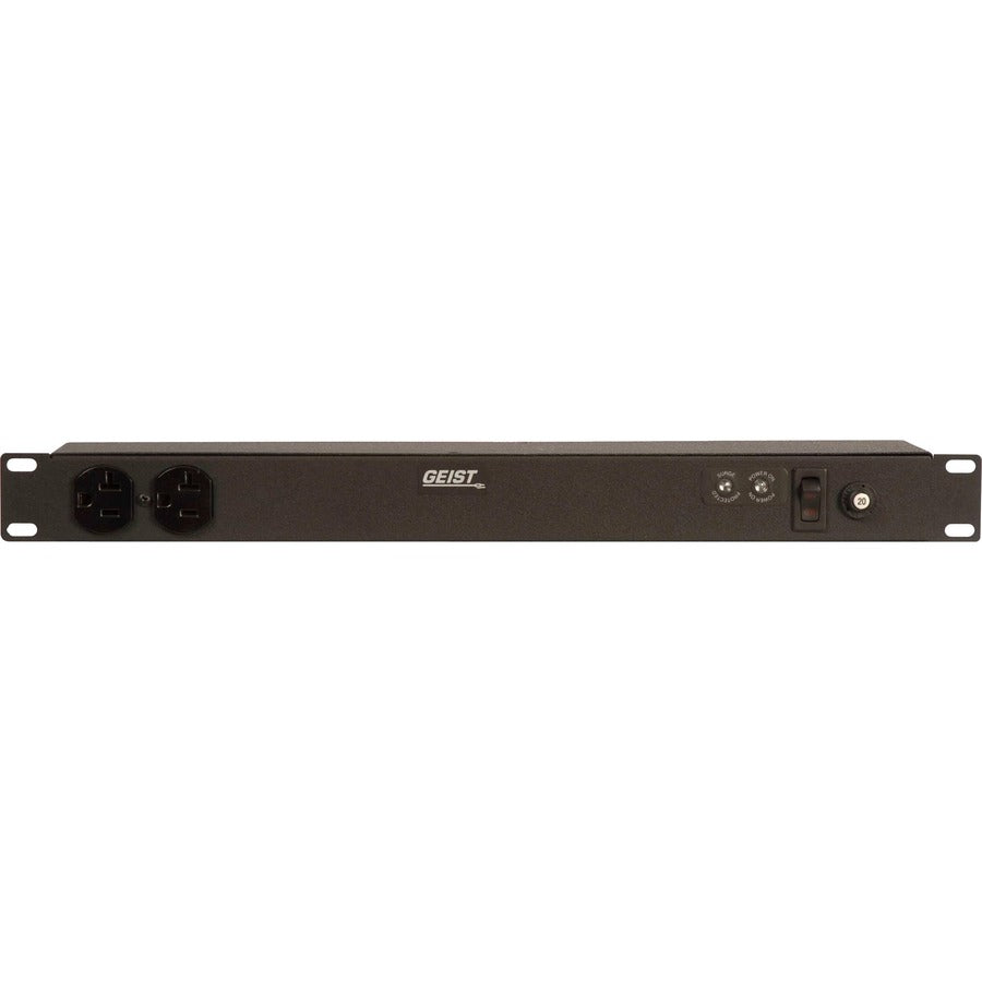 Geist Basic Surge Protected PDU 12 Outlets 1U Power Distribution Unit - Rack Mount 120V 20A | Vertiv 38045
