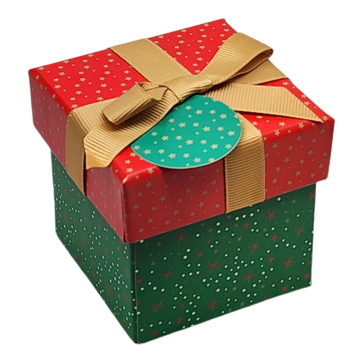 Gift Box Cube for Gift Cards - 3" x 3" - Stars