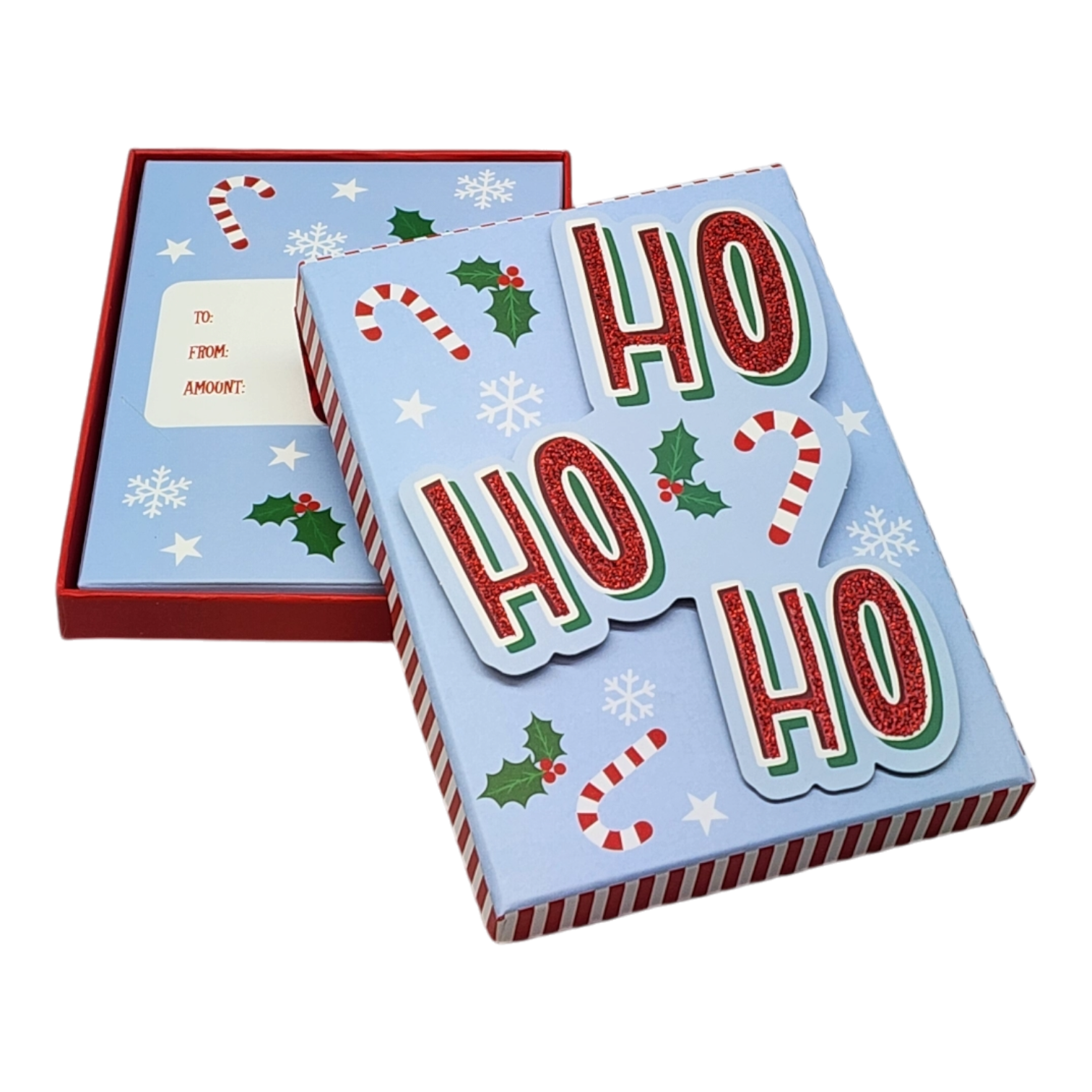 Gift Card Box - Rectangle - Ho Ho Ho