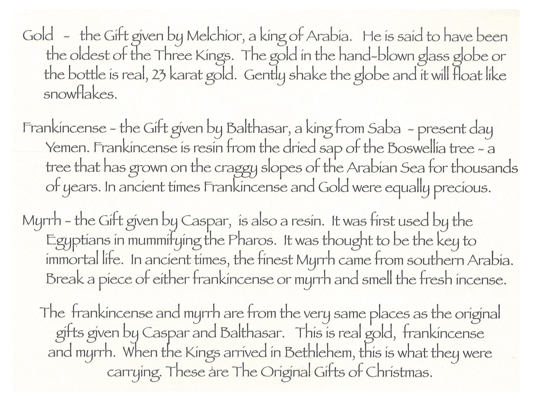 Gifts of the three Kings - Heirloom Box Set