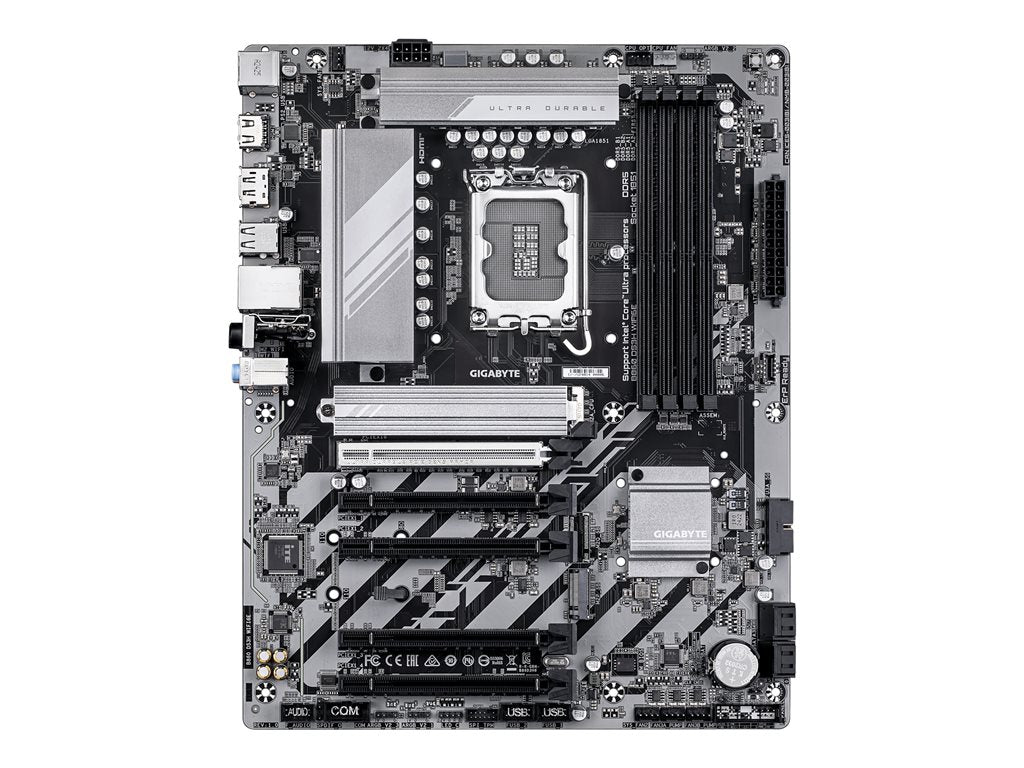 Gigabyte B860 DS3H WIFI6E - Motherboard - ATX - LGA1851 Socket - B860 Chipset - USB-C 3.2 Gen 2x2, USB 3.2 Gen 2, USB-C