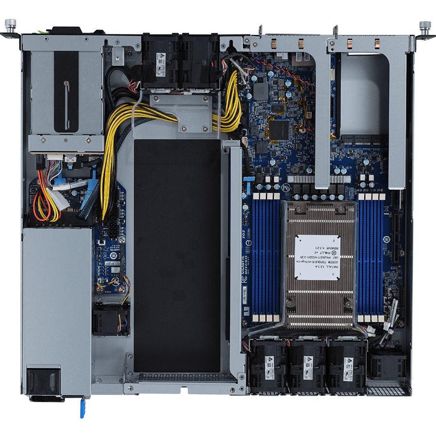 Gigabyte E152-ZE0 Barebone System - 1U Rack-mountable - Socket SP3 - 1 x Processor Support