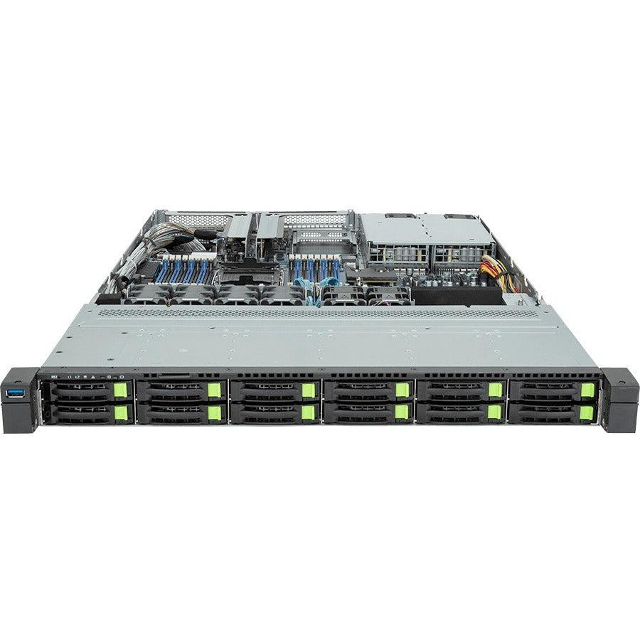 Gigabyte R163-S32 Barebone System - 1U Rack-mountable - Socket LGA-4677 - 1 x Processor Support