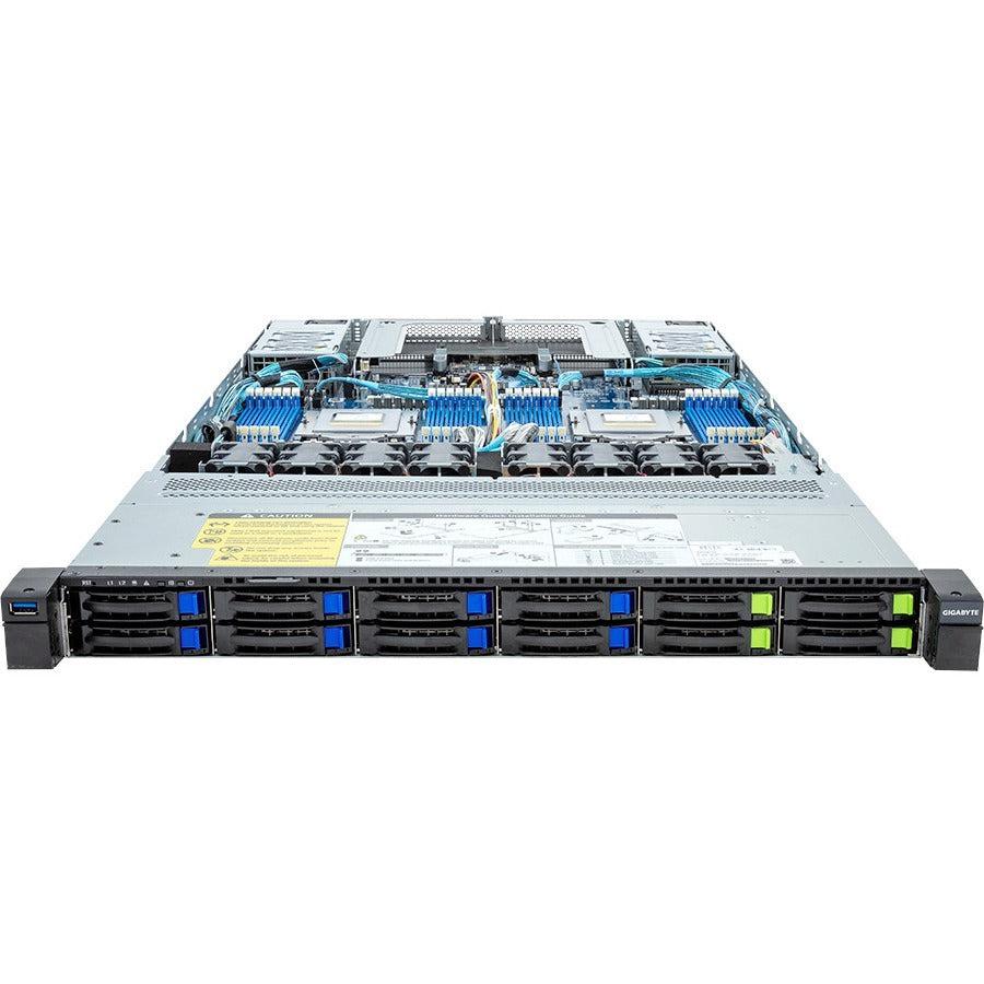 Gigabyte R183-Z92 Barebone System - 1U Rack-mountable - Socket SP5 LGA-6096 - 2 x Processor Support