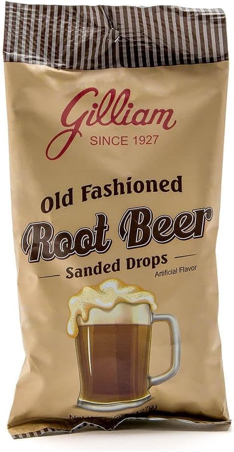 Gilliam Old Fashioned Sanded Rootbeer Drops - 4.5oz