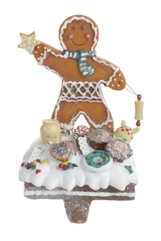 Gingerbread Stocking Holder - Boy