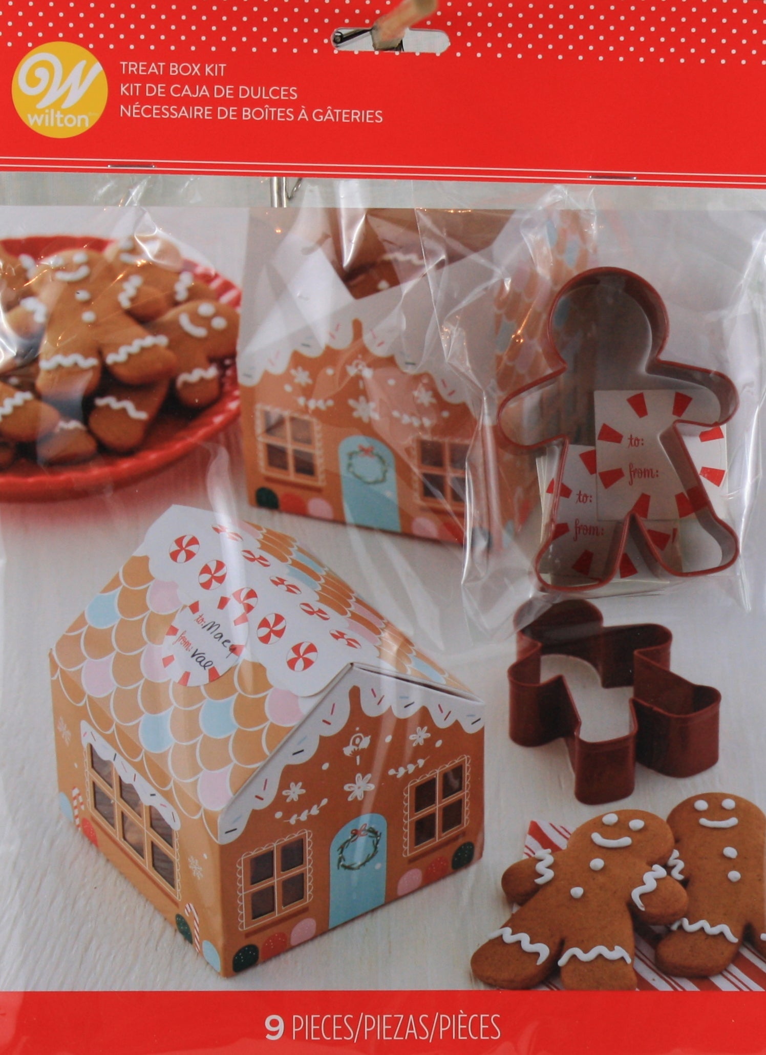 Gingerbread Treat Box Kit with Cookie Cutter