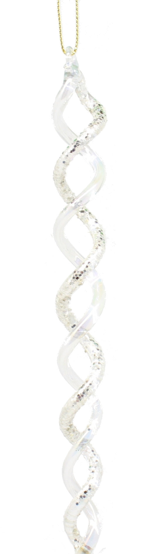 Glass Icicle Ornament -