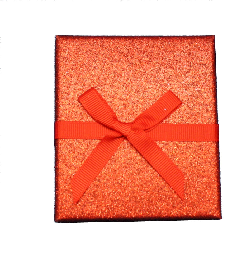 Glitter Gift Box - Red
