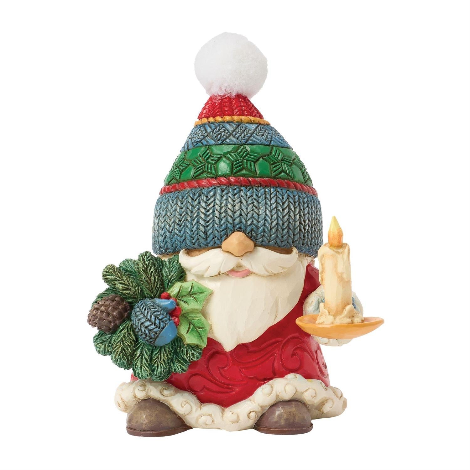 Gnome with Chamber Candle Figurine