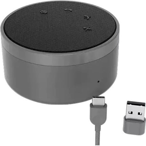 Go Wired Speakerphone - Storm Gray - USB - Microphone - Storm Gray