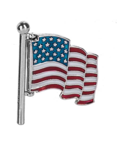 God Bless America - Swivel Flag Charm