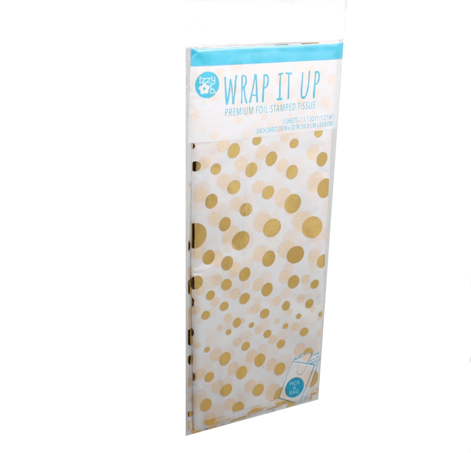 Gold Foil Stamped Tissue