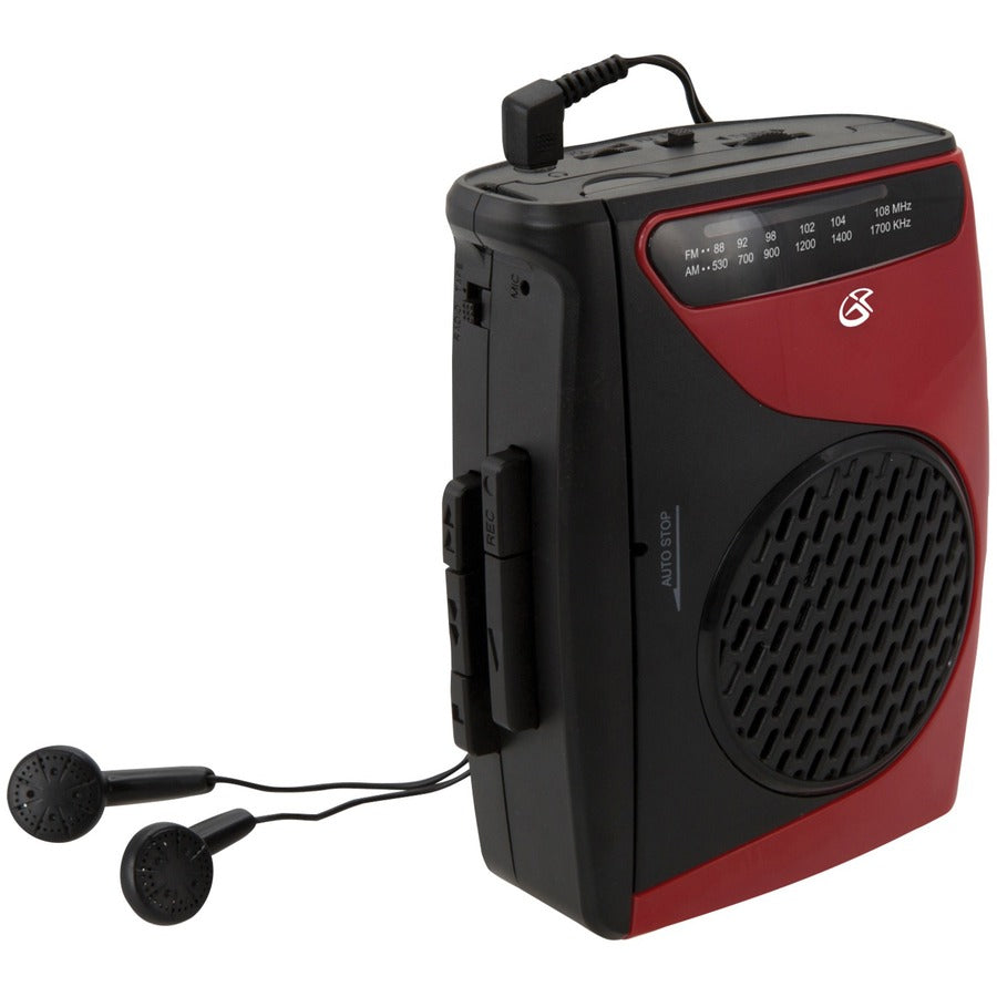 GPX Cassette Player with AM/FM Radio (CAS337B)