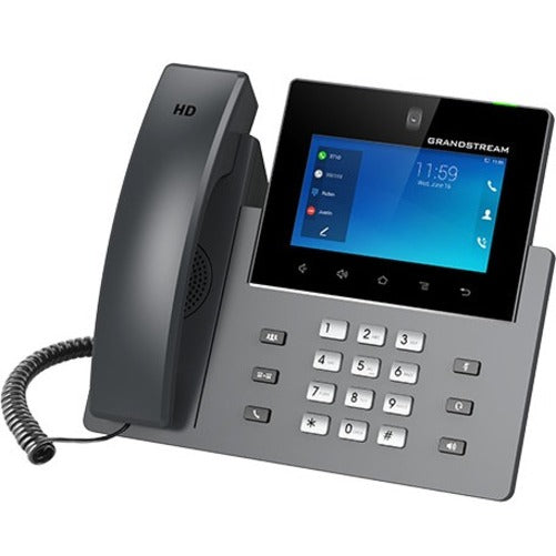 Grandstream GXV3450 IP Phone - Corded - Corded - Wi-Fi, Bluetooth - Desktop