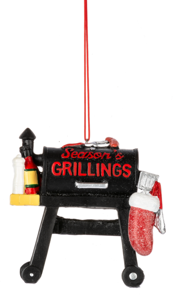 Grill Ornament - Season's Grillings