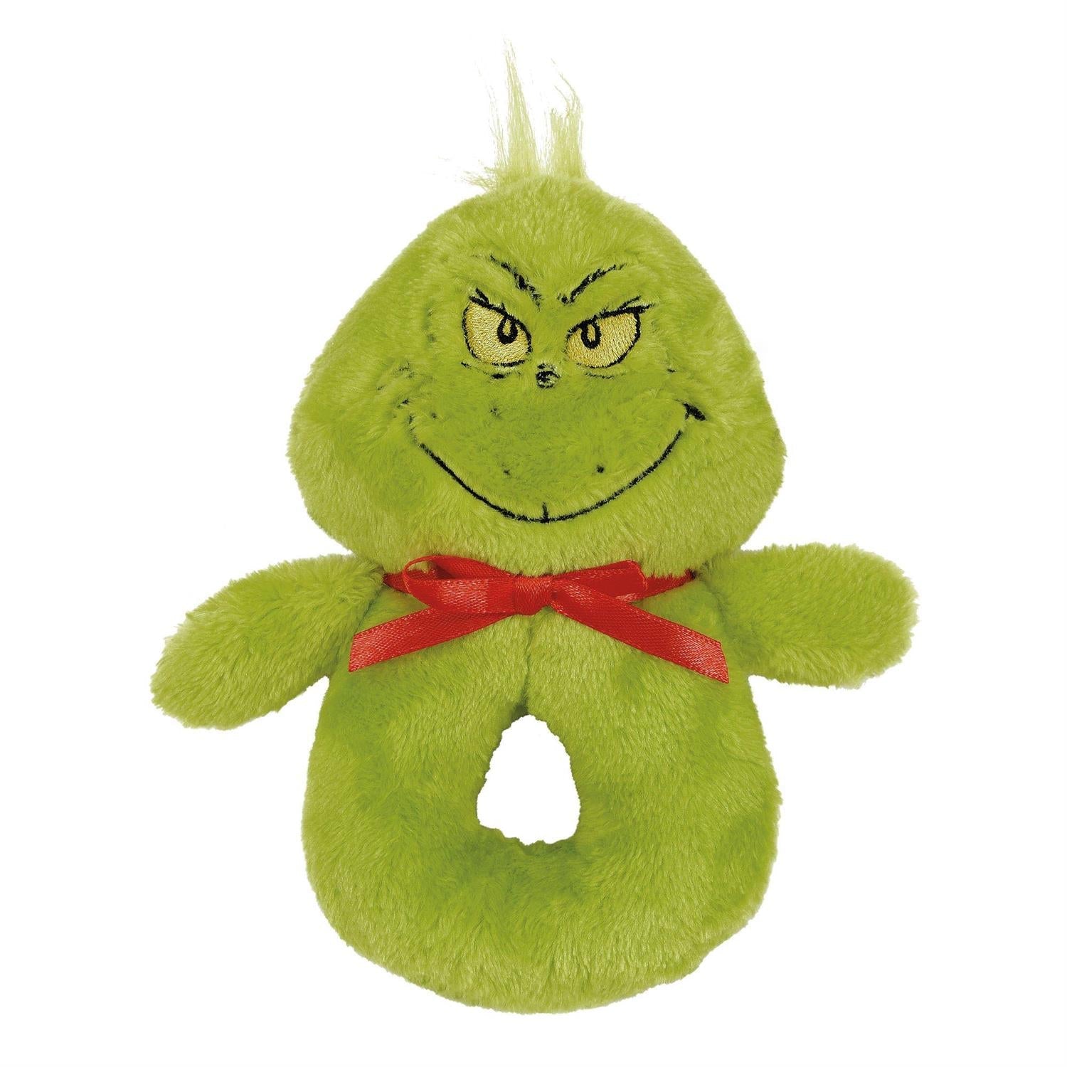 Grinch Round Baby Rattle