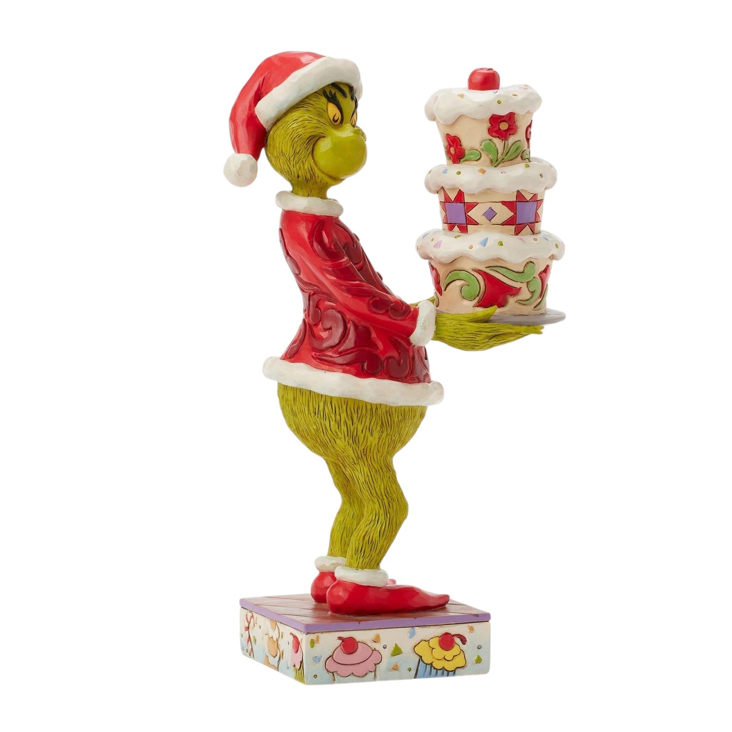 Grinch with Grinchy Cake