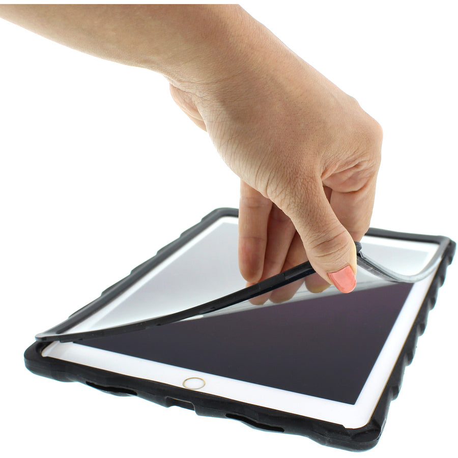 Gumdrop Drop Tech Case for iPad (2017) - Black, Smoke, Transparent DTC-IPAD97-BLK_SMK