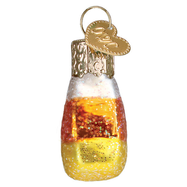 Gumdrop Mini Candy Corn Glass Ornament