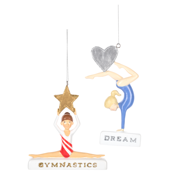 Gymnastic Girl Ornament -