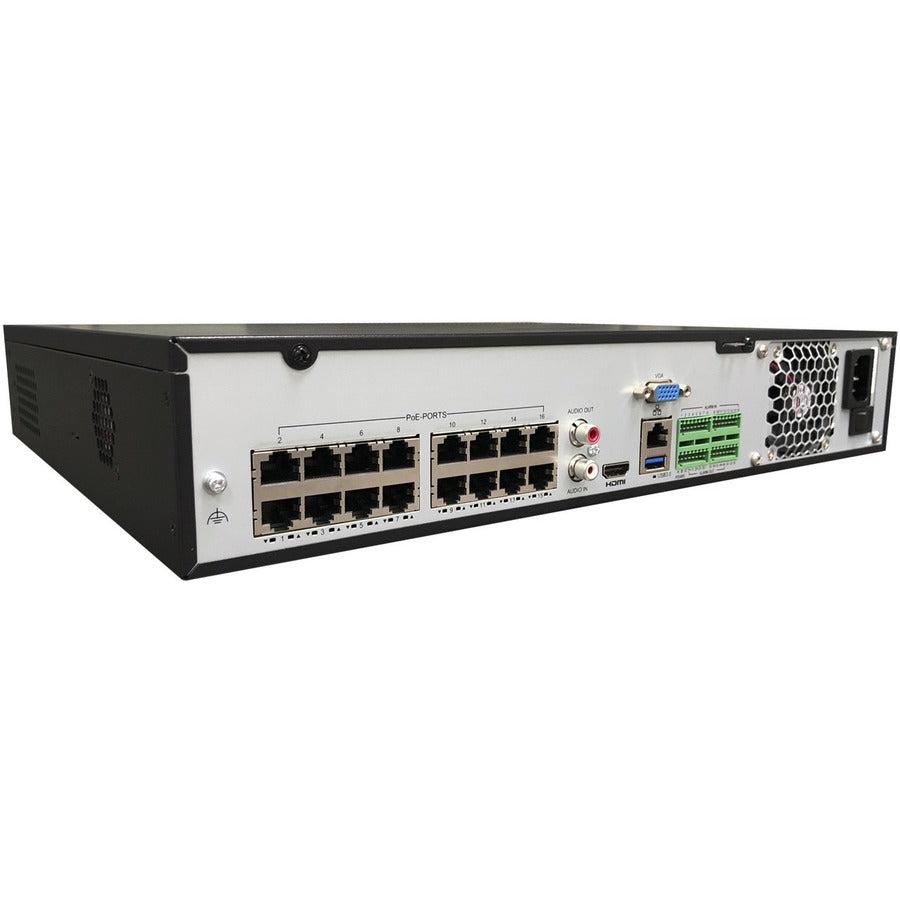 Gyration 32-Channel Network Video Recorder With PoE, TAA-Compliant - 32 TB HDD