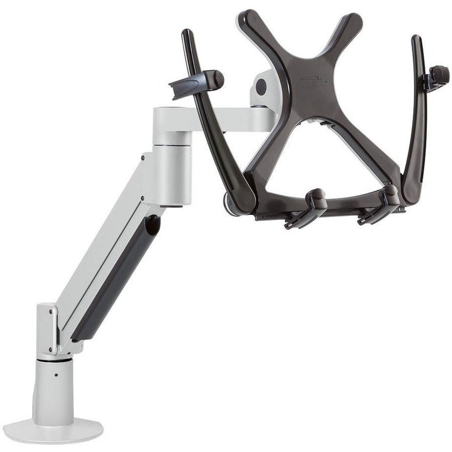 HAT 7000-T-500HY Desk Mount for Notebook, Docking Station, Monitor - Flat White