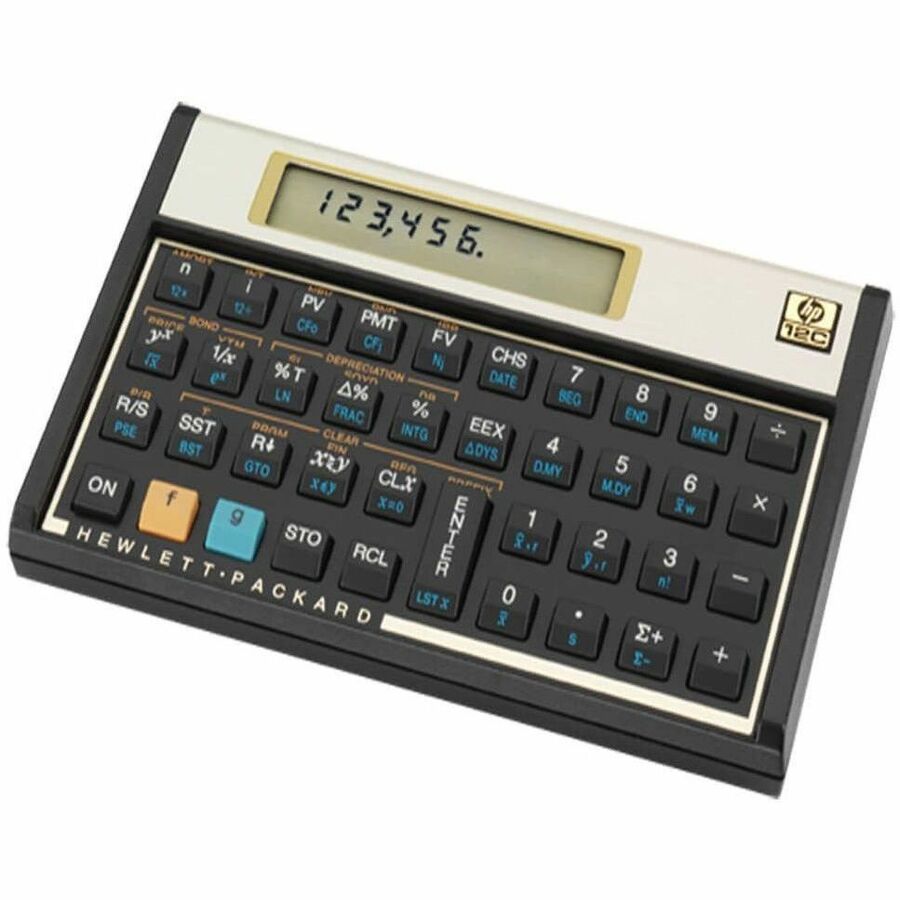 HP 12c Calculator - 120 Functions - Power OFF Memory Protection, Keystroke Programming -