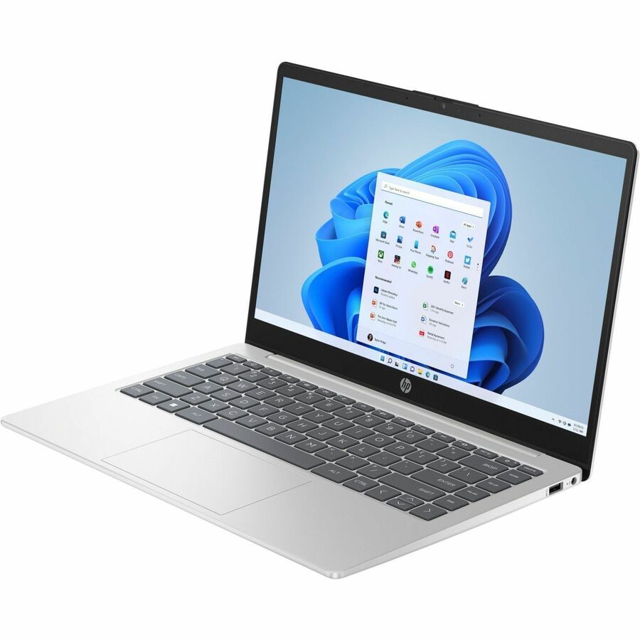HP 14-ep0063nr 14" Notebook - HD - 1366 x 768 - Intel Pentium N200 Quad-core (4 Core) - 4 GB Total RAM - 128 GB SSD - Natural Silver