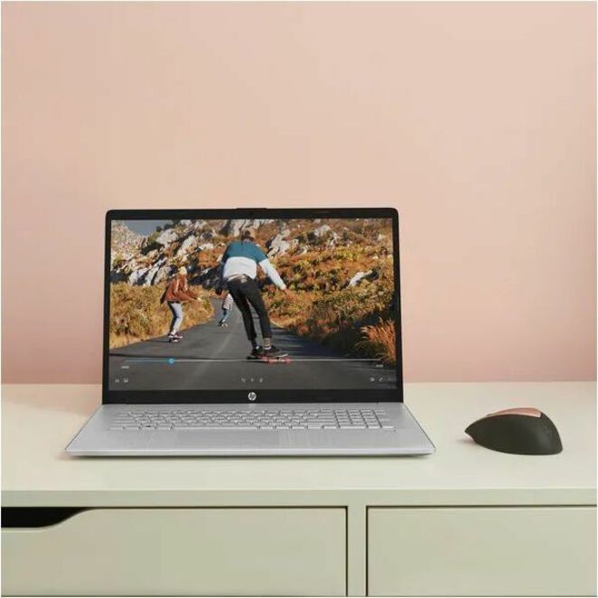 HP 17-cn0010nr 17.3" Touchscreen Notebook - HD+ - 1600 x 900 - Intel Core i3 11th Gen i3-1125G4 Quad-core (4 Core) - 8 GB Total RAM - 256 GB SSD - Natural Silver