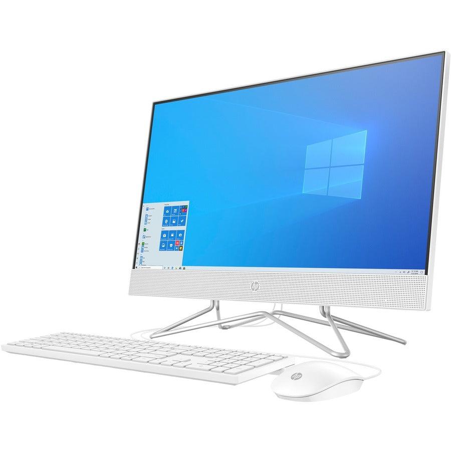 HP 24-df1000i 24-df1370 All-in-One Computer - Intel Core i5 11th Gen i5-1135G7 Quad-core (4 Core) - 8 GB RAM DDR4 SDRAM - 512 GB M.2 PCI Express NVMe SSD - 23.8" Full HD 1920 x 1080 Touchscreen Display - Desktop - Snow White