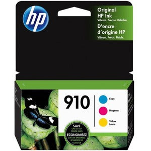 HP 910 Original Standard Yield Inkjet Ink Cartridge - Cyan, Magenta, Yellow - 1 Each 3YN97AN#140