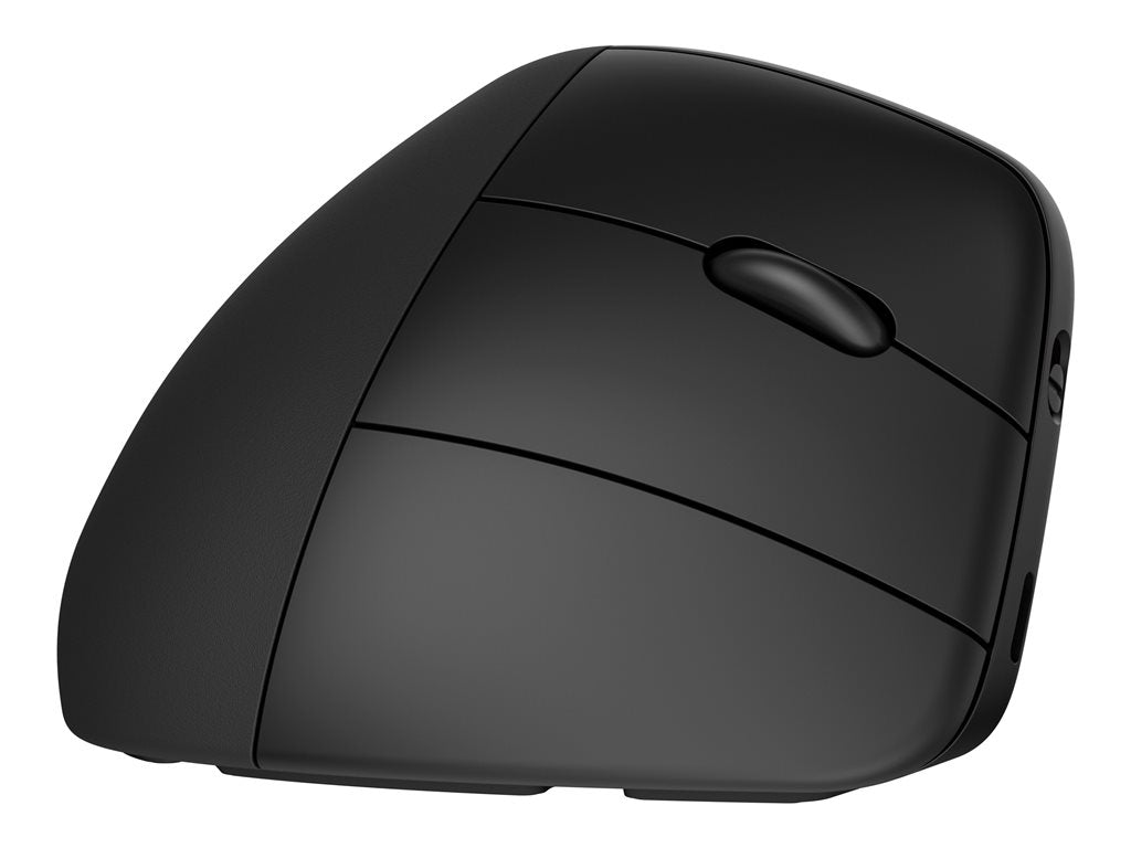 HP 920 - Mouse - ergonomic - 6 buttons - wireless - 2.4 GHz, Bluetooth 5.3 - USB wireless receiver - black