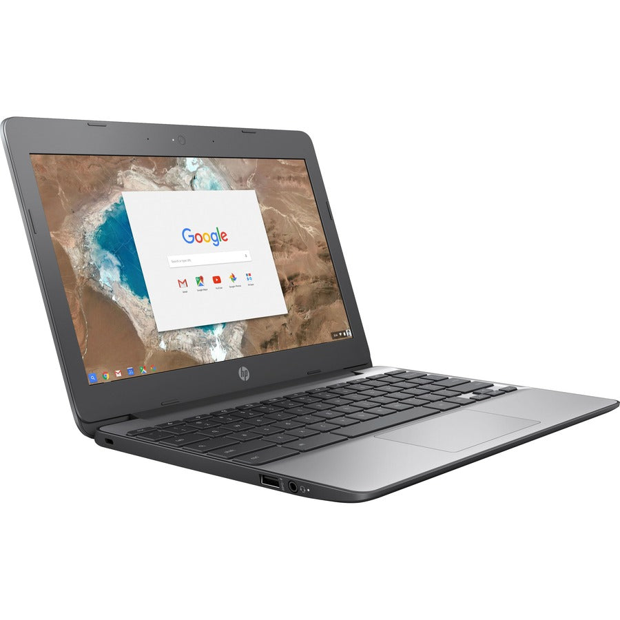 HP Chromebook 11-v000 11-v033nr 11.6" Chromebook - HD - 1366 x 768 - Intel Celeron N3060 Dual-core (2 Core) 1.60 GHz - 16 GB Flash Memory - Ash Gray - Refurbished