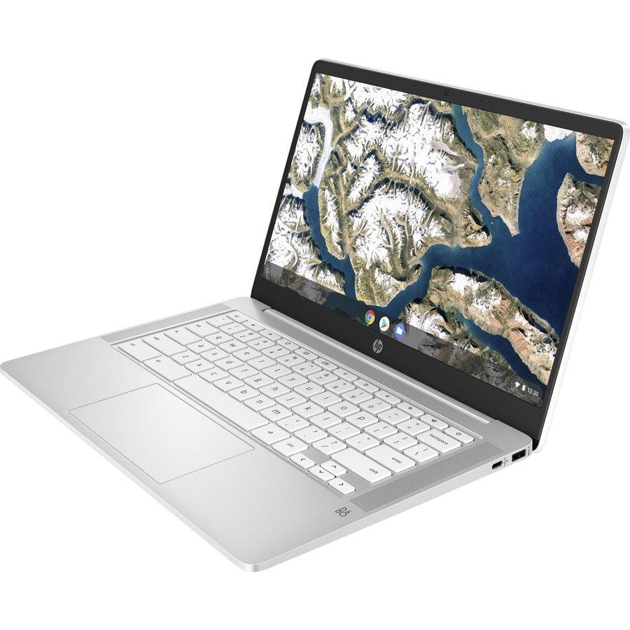HP Chromebook 14a-na0240nr 14" Touchscreen Chromebook - HD - 1366 x 768 - Intel Celeron N4120 Quad-core (4 Core) 1.10 GHz - 4 GB Total RAM - 64 GB Flash Memory - Ceramic White