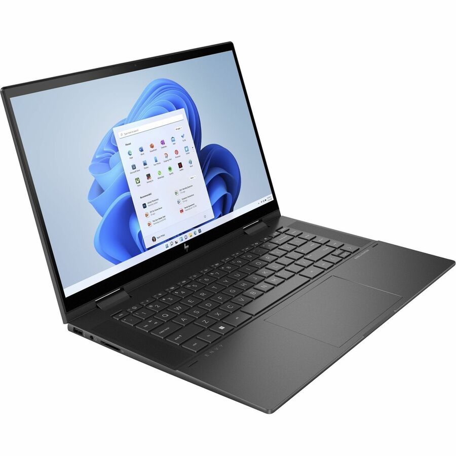 HP ENVY x360 15-ey0000 15-ey0008ca 15.6" Touchscreen Convertible 2 in 1 Notebook - Full HD - 1920 x 1080 - AMD Ryzen 7 5825U Octa-core (8 Core) - 16 GB Total RAM - 1 TB SSD - Nightfall Black Aluminum - Refurbished