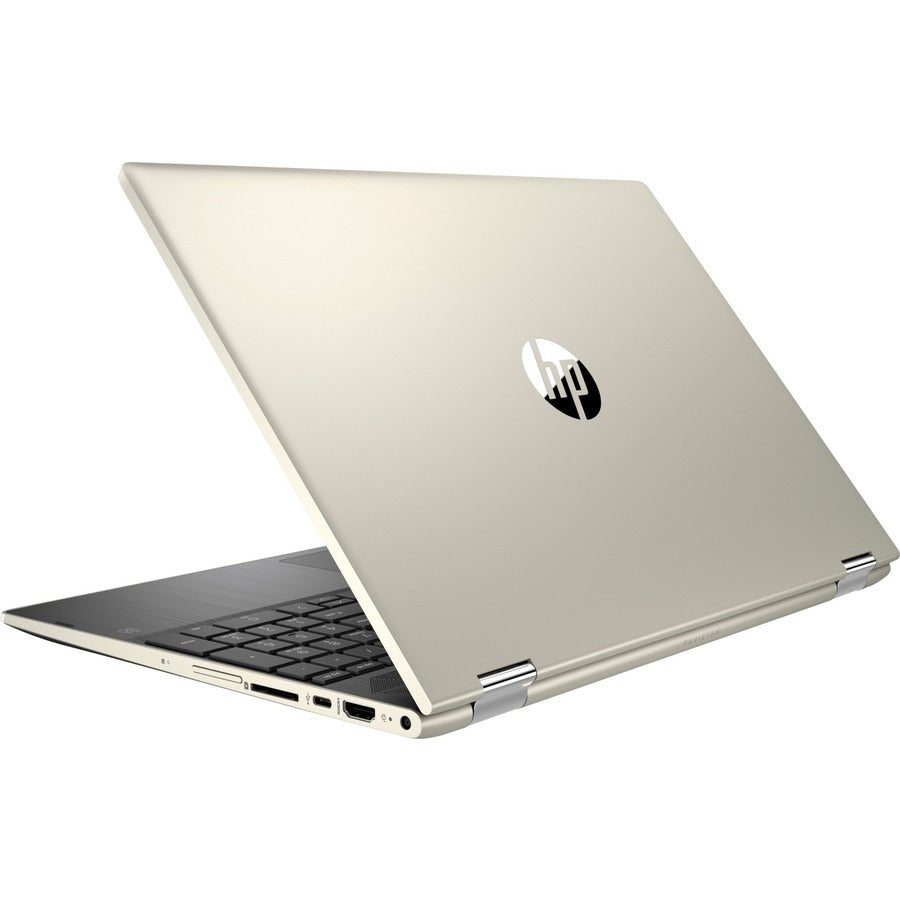 HP Pavilion x360 15-cr0000 15-cr0087cl 15.6 Touchscreen Convertible 2 in 1 Notebook - Intel Core i5 8th Gen i5-8250U - 8 GB - 1 TB HDD - 16 GB Flash Memory - Pale Gold 4WJ88UAR#ABA