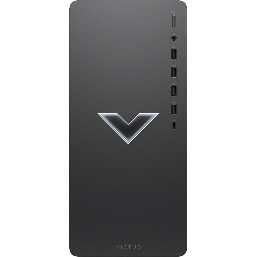 HP Victus TG02-0000a TG02-1040h Gaming Desktop Computer - Intel Core i7 13th Gen i7-13700F Hexadeca-core (16 Core) - 16 GB RAM DDR4 SDRAM - 1 TB M.2 PCI Express NVMe SSD - Tower - Mica Silver Metal